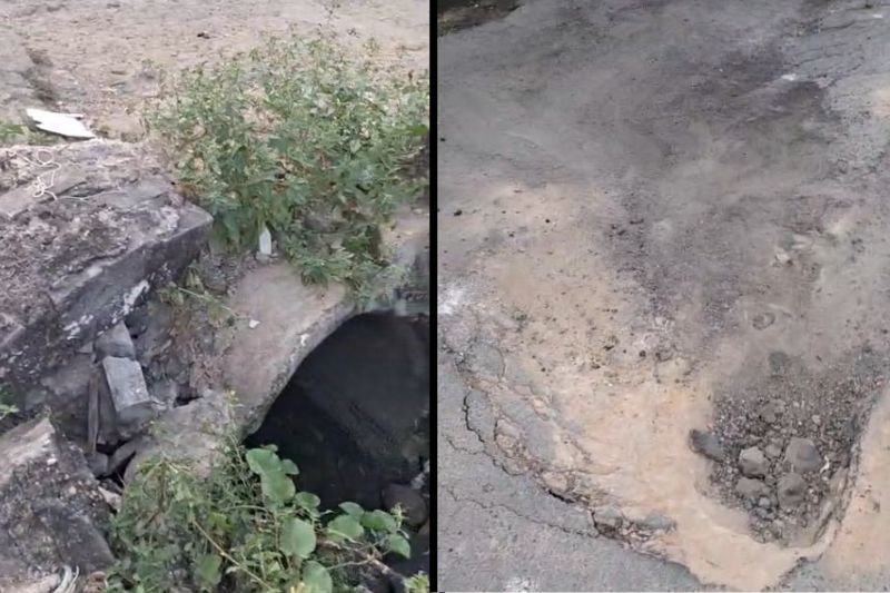Além do recapeamente, os moradores também cobram a manutenção de bueiros
