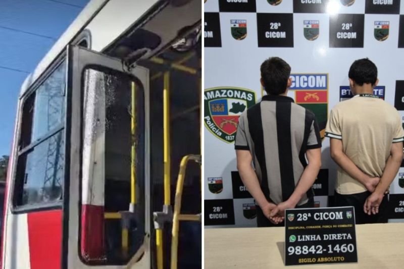 Os dois foram levados ao 14º Distrito Integrado de Polícia (DIP), onde o caso foi registrado (Foto: WhatsApp/reprodução)