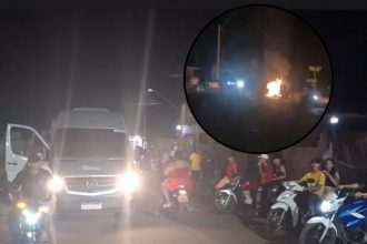 A falta repentina de energia elétrica foi registra em Manacapuru, Iranduba e Manaus (Foto: WhatsApp/reprodução)