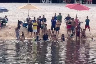 Paulo José da Silva Andrade, 25, teria sido atingido por uma "Banana Boat" ao atravessar o rio a nado (Foto: WhatsApp/reprodução)