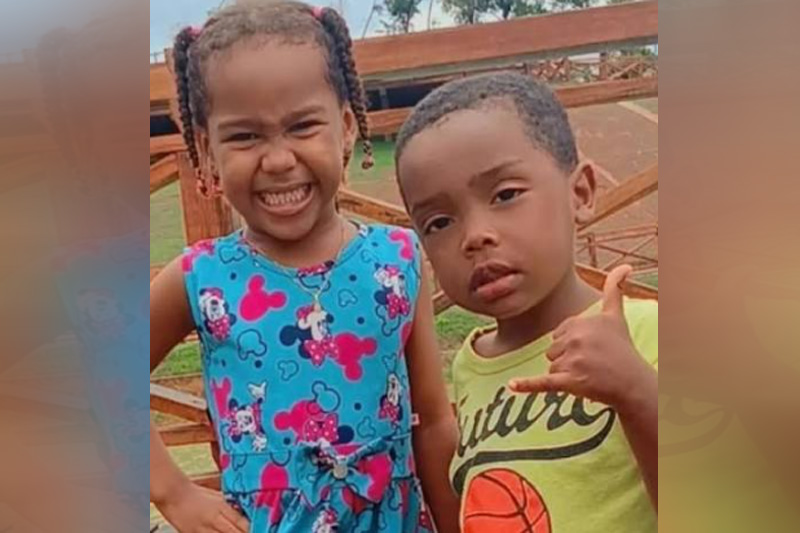 Ágatha Isabelly e o irmão Allan Michael estão desaparecidos desde janeiro (Foto: Acervo familiar/Divulgação)