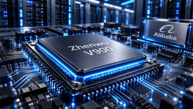 Alibaba lançou chip Zhenwu V900 para novo modelo de IA (Imagem ilutsrativa: Alibaba/Divulgação)