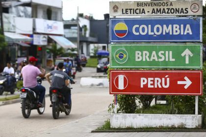 Cidade de Tabatinga, no Amazonas, na tríplice fronteia (Foto: Marcelo Camargo/ABr)