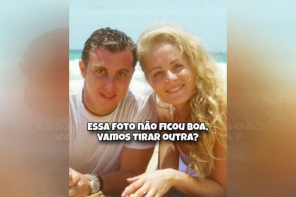 Luciano Huck com a esposa Angélica no início do relacionamento: homenagem de aniversário (Imagem: Instagram/Reprodução)