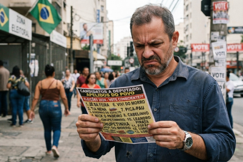 Apelidos podem gerar tanto identificação como causar rejeição de candidatos pelo eleitor, afirma analista político (Imagem ilustrativa gerada por IA/Google)