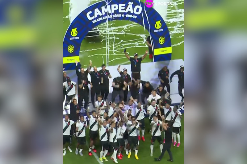 Vasco é campeão brasileiro sub-20 pela primeira vez (Imagem: Facebook/Reprodução)