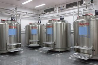 Tanques de hidrogênio para congelar material genético: rede vai reunir amostras de todo o país (Foto: MS/Divulgação)
