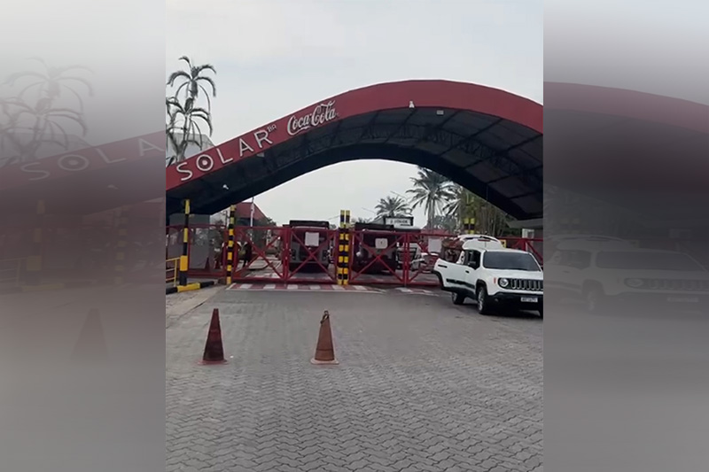 Greve ocorre na Solar Coca-Cola nesta quinta-feira (Imagem: WhatsApp/Reprodução)