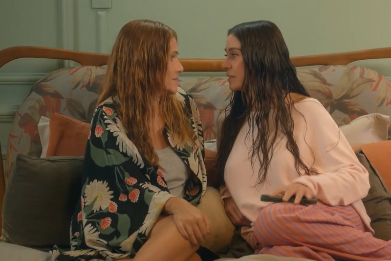 Ingrid Guimarães e Mônica Martelli em cena de Minha Melhor Amiga: amizade real (Imagem: Trailer/YouTube/Reprodução)