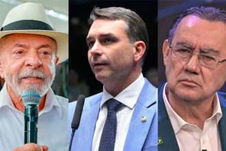 Lula, Flávio Bolsonaro e Augusto Cury