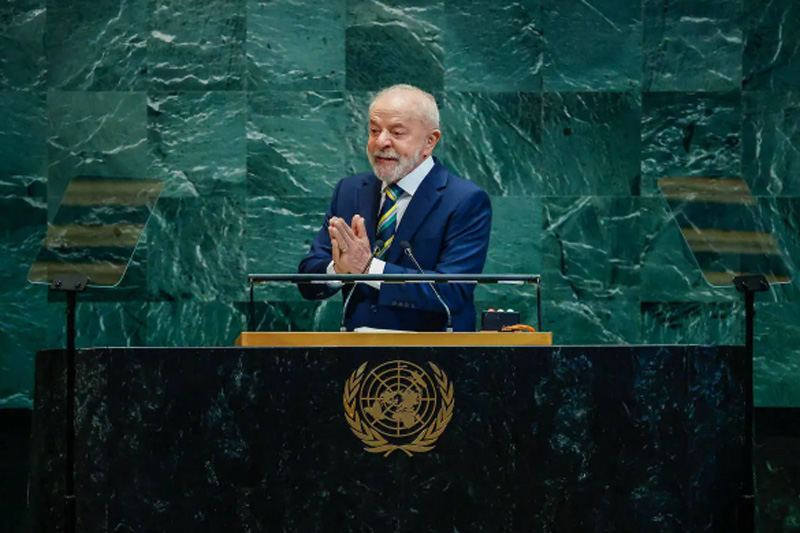 Presidente Lula na ONU: eleição será escolha entre a democracia e o negacionismo (Foto: Ricardo Stuckert/PR)