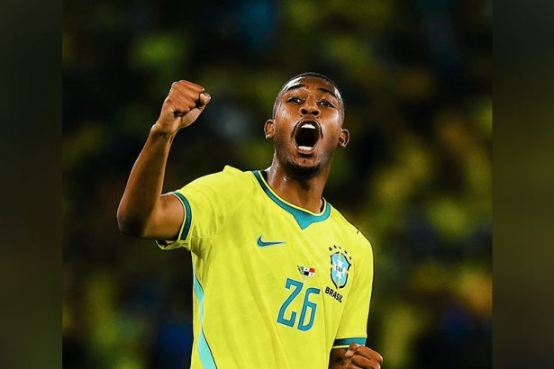 Rayan marcou o gol de empate do Brasil aos 49 minutos do segundo tempo (Foto: Fifa World Cup/X)