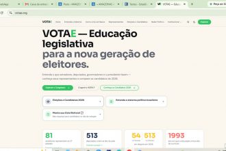 Site votae.org foi criado por adolescente de 16 anos para orientar jovens sobre as eleições (Foto: am atual)