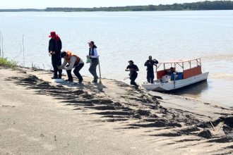 A expedição científica percorreu aproximadamente 1,7 mil quilômetros do rio Solimões, entre Tabatinga e Manaus (Foto: Arquivo SGB)