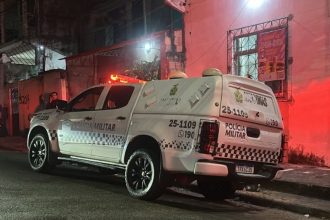Vinicius Correa da Silva, de 18 anos, não resistiu aos ferimentos e morreu no local (Foto: WhatsApp/reprodução)