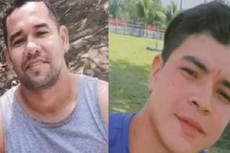 Ederson Oséias Cordeiro Lira (à esquerda da imagem) foi condenado pelo assassinato de Kennedy Cardoso de Miranda (à direita), que tinha 22 anos (Foto: WhatsApp/reprodução)