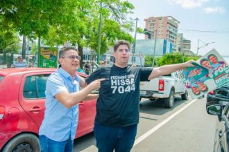 David Almeida (Avante) alega que o conteúdo o responsabiliza pela morte de uma grávida e do bebê dela em um acidente causado por um buraco (Foto: Internet/reprodução)