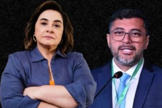 O caso vídeos impulsionados por Wilson Lima associando Maria do Carmo a uma suposta ameaça atribuída ao crime organizado (Foto: Internet/reprodução)