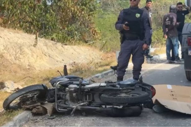 Marlon Alves de Freitas, de 22 anos, teve a cabeça esmagada pela roda do veículo (Foto: WhatsApp/reprodução)