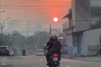 As principais zonas atingidas com nível péssimo foram: sul, centro-sul e oeste (Foto: WhatsApp/reprodução)