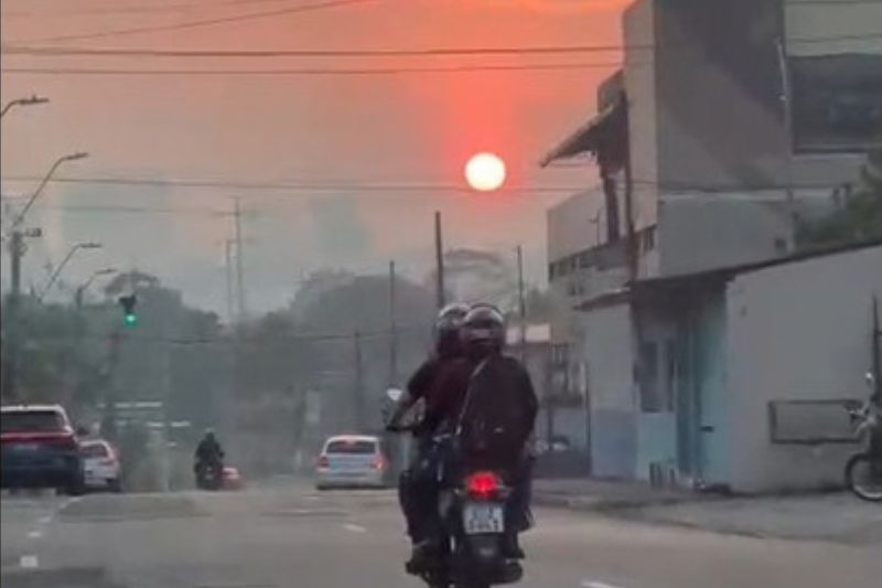 As principais zonas atingidas com nível péssimo foram: sul, centro-sul e oeste (Foto: WhatsApp/reprodução)
