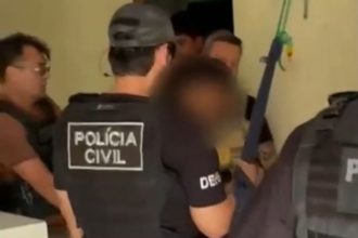 Luiz Carlos Cavalcante de Oliveira, 33, foi preso pela Polícia Civil do Amazonas (Foto: WhatsApp/reprodução)