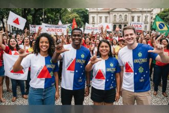 Eleitores do Amazonas e Minas Gerais decidiram mais uma vez pelo candidato vencedor na eleição presidencial de 2026 (Imagem ilustrativa gerada por IA/Google)