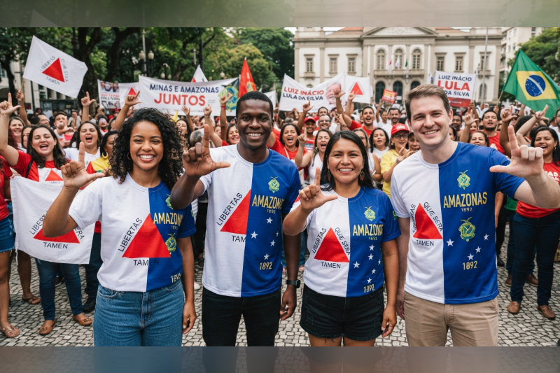 Eleitores do Amazonas e Minas Gerais decidiram mais uma vez pelo candidato vencedor na eleição presidencial de 2026 (Imagem ilustrativa gerada por IA/Google)