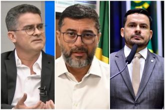 David Almeida, Wilson Lima e Alberto Neto ficam sem cargos eltivos em 2027 (Fotos: Divulgação)
