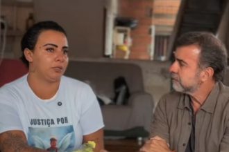 Marcelo Freixo criticou conduta de Flávio Bolsonaro diante de Cristiane, mãe de Ana Clara (Foto: Reprodução/Redes Sociais)