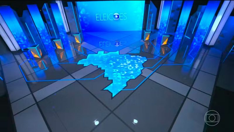Cenário do debate da TV Globo