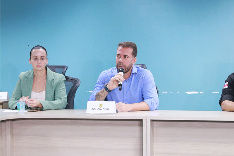 Delegado Bruno Fraga afirmou que homem que fez filho refém estava no regime semiaberto (Foto: PC-AM/Divulgação)