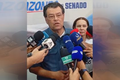 Eduardo Braga lembrou eleição anterior para o Senado e o número de votos recebidos (Imagem: Facebook/Reprodução)