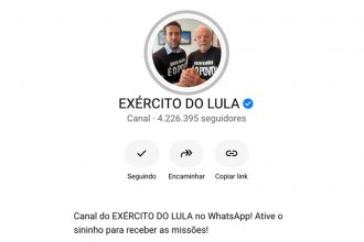 Canal Exército de Lula foi criado pelo deputado André Janones (Imagem: Instagram/Reprodução)