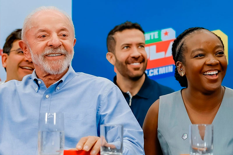 Ana Elisa com Lula