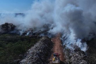 Foram cinco autuações em Manaus, Humaitá, Manacapuru e Careiro, todas por queima de resíduos sólidos a céu aberto (Foto: Divulgação)