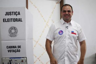 Governador Roberto Cidade ao votar: combateu o bom combate (Foto: Divulgação)