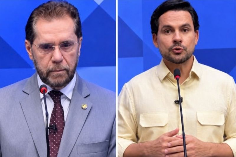 A decisão envolve o impulsionamento pago de vídeos em que Plínio Valério criticava Capitão Alberto Neto, também candidato ao Senado (Foto: WhatsApp/reprodução)
