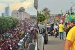 Os eventos ocorrem após manifestações dos dois grupos realizadas na capital no último dia 11 (Foto: WhatsApp/reprodução)