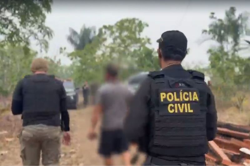 O homem, de 53 anos, foi preso em flagrante pela Polícia Civil (Foto: WhatsApp/Reprodução)
