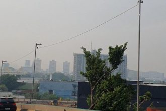 Fumaça encobre Manaus e causa piora na qualidade do ar, que é ruim também no interior (Foto: AM ATUAL)
